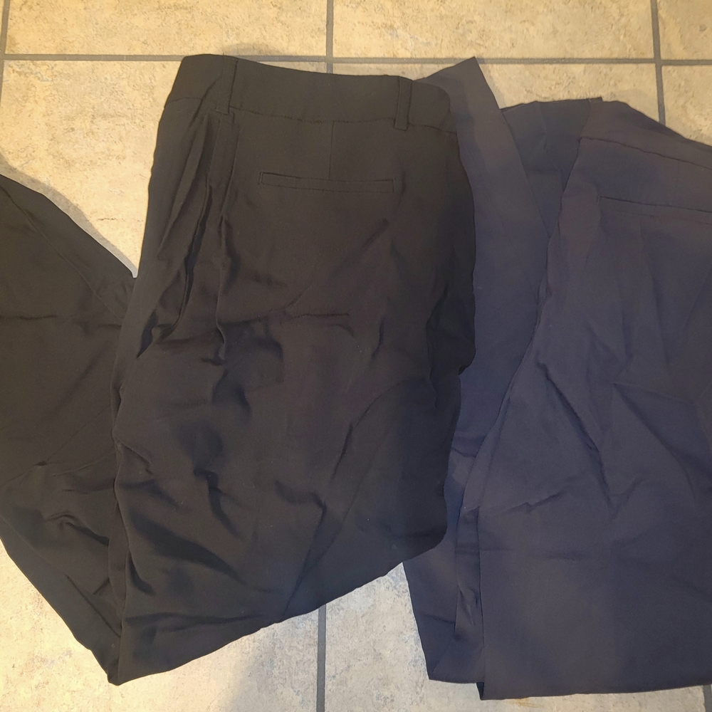 Apt. 9 Black and Gray Straight Leg Pants
